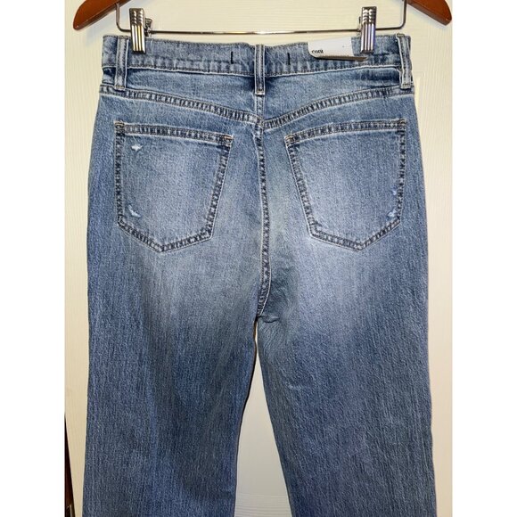NWT Eunina Codi Distressed Medium Wash High Rise Dad Jeans Sz 7 - Picture 12 of 16